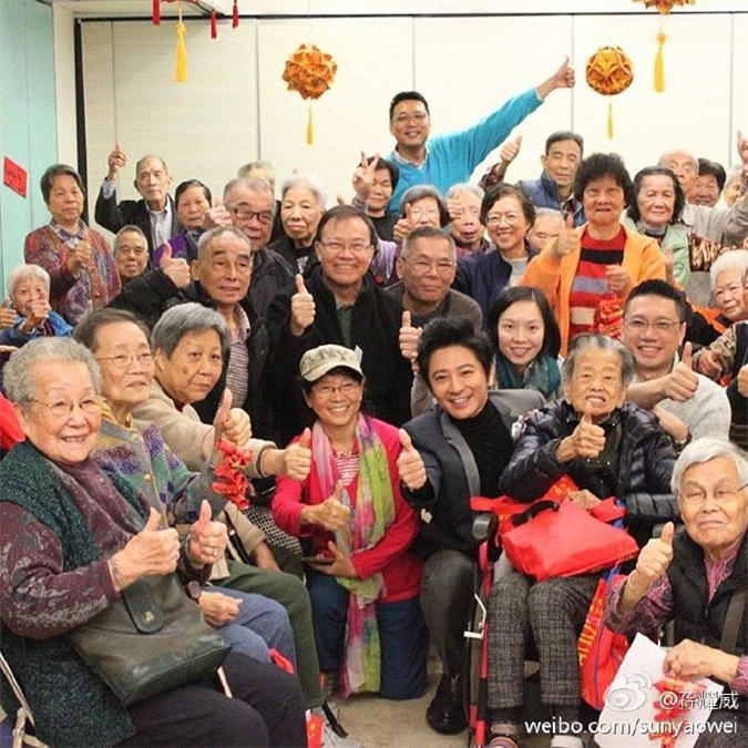 孙耀威暖男 过年前仍马不停蹄忙公益