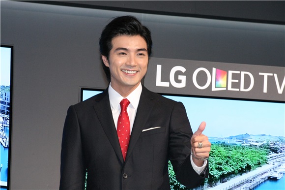 贺军翔出席《LG OLED TV》上市记者会