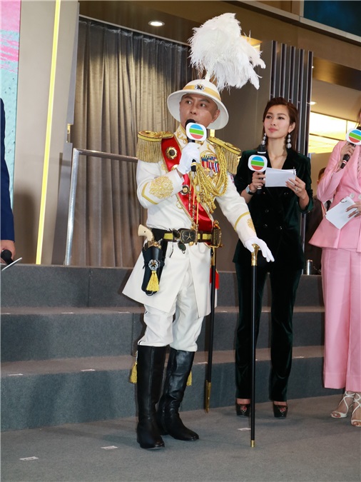 张卫健、王祖蓝、郭晋安、郑欣宜等出席Tvb50周年献礼活动