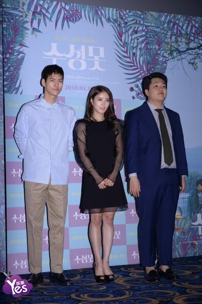 演员李世英、金炫俊、南泰夫等出席电影《Duck Town》媒体试映会