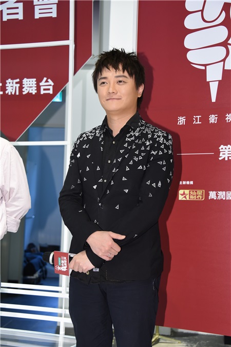 阿沁、韩罗贤、陈世光、张玉玲等出席《中国新歌声》台湾赛区海选记者会