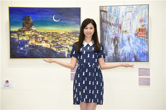 张景岚画作导览 郭书瑶现身站台