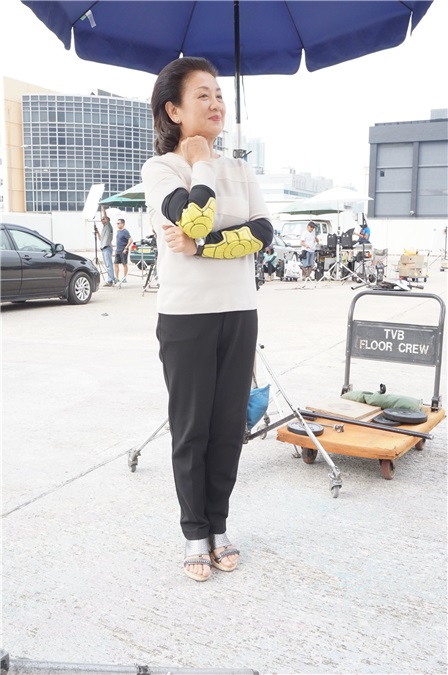 鲍起静、陈展鹏、胡定欣等拍摄TVB《同盟》外景