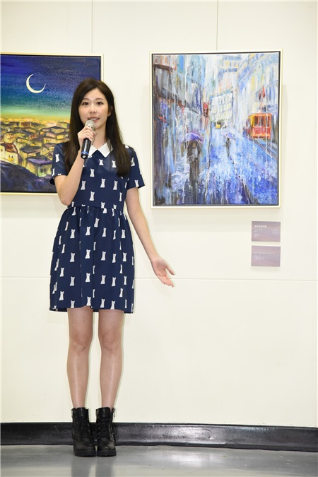 张景岚画作导览 郭书瑶现身站台
