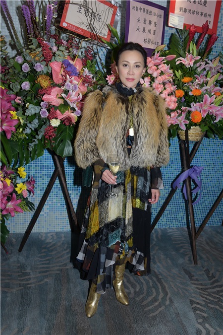 邝美云、佘诗曼、刘嘉玲等出席「餐厅开张」活动