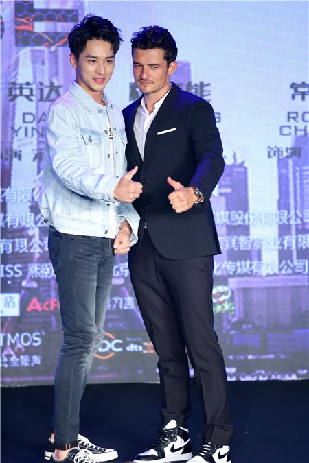任达华、昆凌等出席动作电影《极致追击》「极致特工」发布会