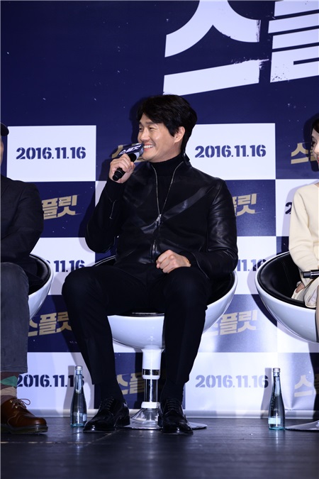 刘智泰、李贞贤、李大卫等出席电影《Split》发布会