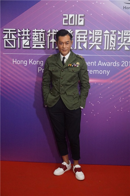古天乐、任贤齐、林家栋、汪明荃和张艾嘉等出席香港艺术发展颁奖典礼