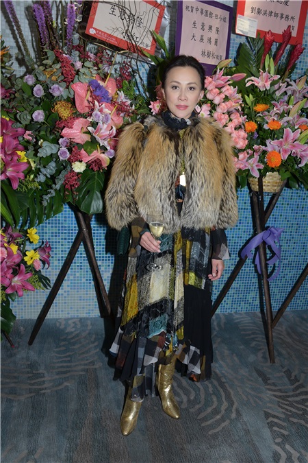 邝美云、佘诗曼、刘嘉玲等出席「餐厅开张」活动