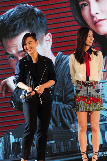 彭于晏、杨佑宁 现身《寒战2》上海记者会