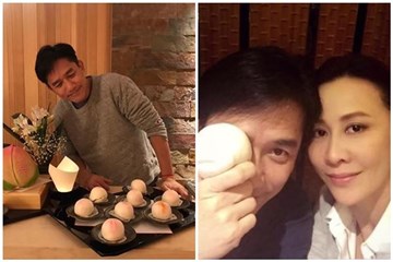 刘嘉玲po 梁朝伟庆生照 55岁的他抿嘴微笑电眼还是有魅力