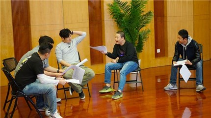 高晓攀排练相声