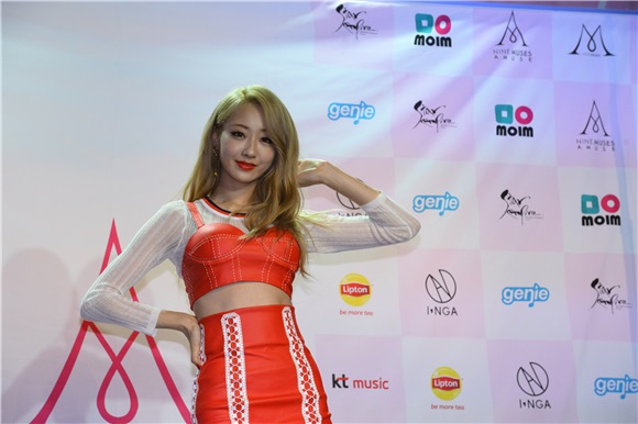 女团NineMuses小分队NineMuses A举行首张单曲专辑《MUSES DIARY》SHOWCASE