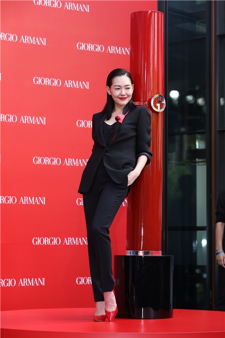小S出席Giorgio Armani气势女王见面会