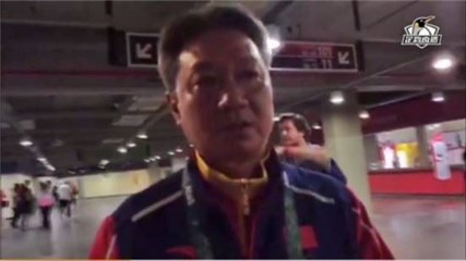 体操队总教练黄玉斌现身企鹅直播