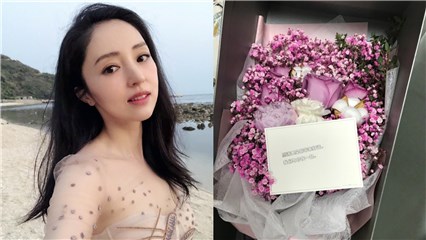 董璇为了高云翔奔波 粉丝献花为她加油打气