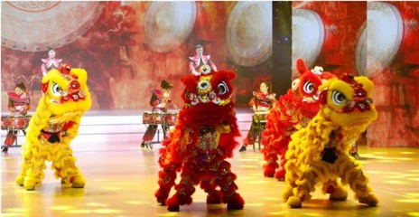 龙狮表演《鼓动新春》