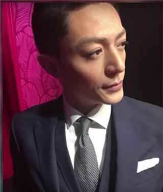 霍建华蜡像(图/翻摄自Yes娱乐影音)