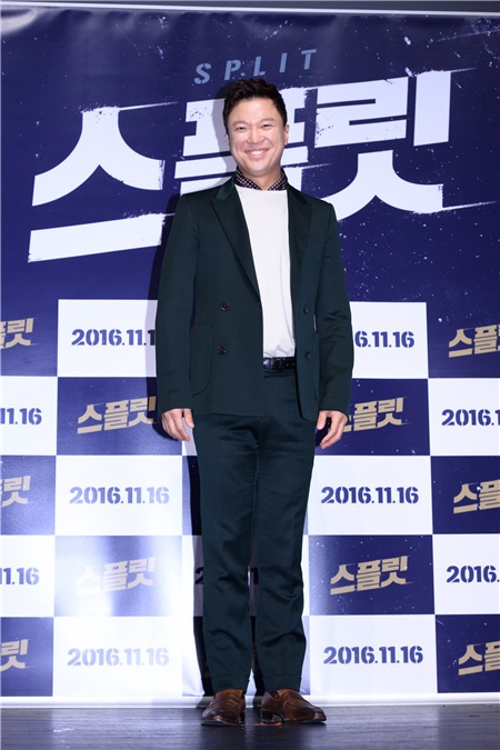 刘智泰、李贞贤、李大卫等出席电影《Split》发布会