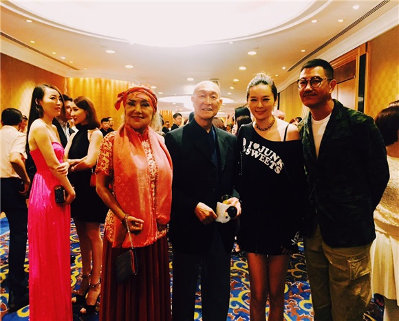 影视界举行晚宴庆祝国庆 古天乐吴镇宇柳妍熙出席临