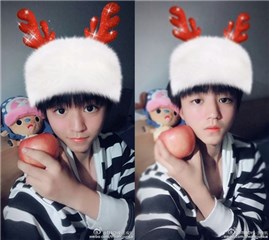 TFBOYS圣诞彩妆刷屏 三小只变身卖萌超可爱