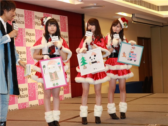 AK48成员武藤十梦、込山榛香、川本纱矢出席香港「粉丝见面会」