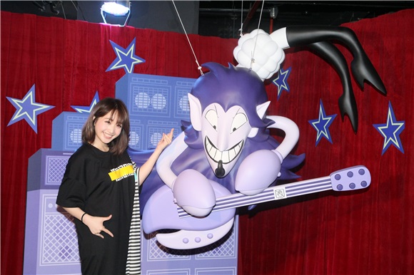 朱俐静出席飞天女神特展