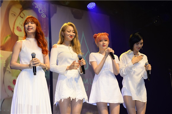 女团NineMuses小分队NineMuses A举行首张单曲专辑《MUSES DIARY》SHOWCASE