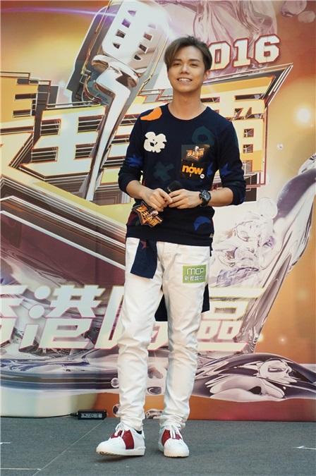 张敬轩、泳儿、罗力威出席2016《麦王争霸》全球广东歌歌唱比赛