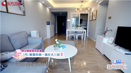 “帮女郎队”推荐的购物中心一体大三居房源