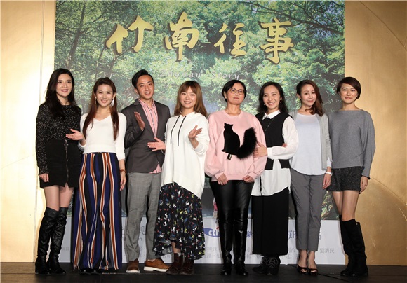 大爱「竹南往事」演员韩瑜、李政颖、杨庆煌、傅小芸、陈熙锋、柯素云等出席上档记者会。