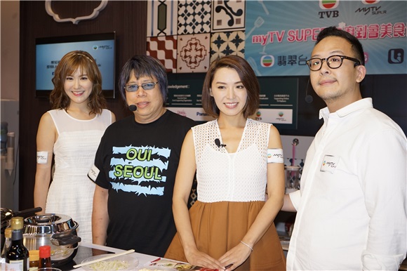 陈炜出席由无綫电视制作的新节目「炜哥的味道」