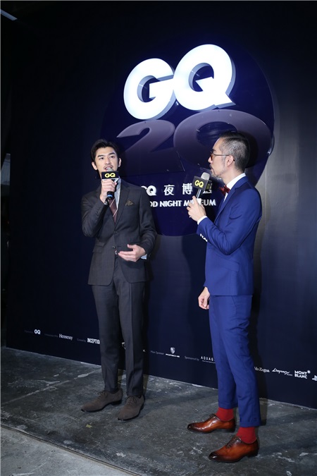 柯震东、陈柏霖、陈金锋出席《GQ年度风格男人》颁奖典礼