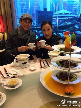 (郑少秋与汪明荃明天在马来西亚开唱 图/翻摄自汪明荃微博)
