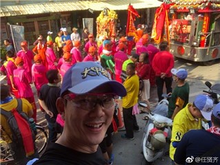 任贤齐跟着大甲马祖绕境 再度感受妈祖魅力