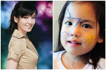 又发现小女神一枚 林熙蕾5岁女儿心心也长开了