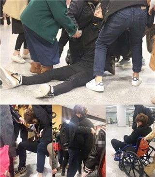 黄子韬过度劳累机场晕倒 他们也都是“拼命三郎”
