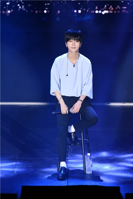 韩团SUPER JUNIOR成员艺声来台出席宣传专辑活动