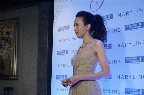 莫文蔚出席意大利商会的拍卖晚宴