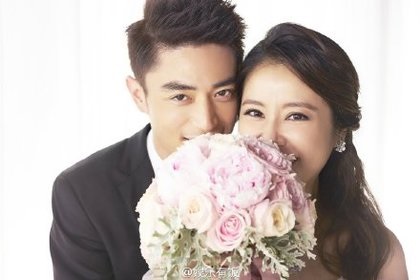林心如霍建华婚纱照曝光 俊男美女照逆天