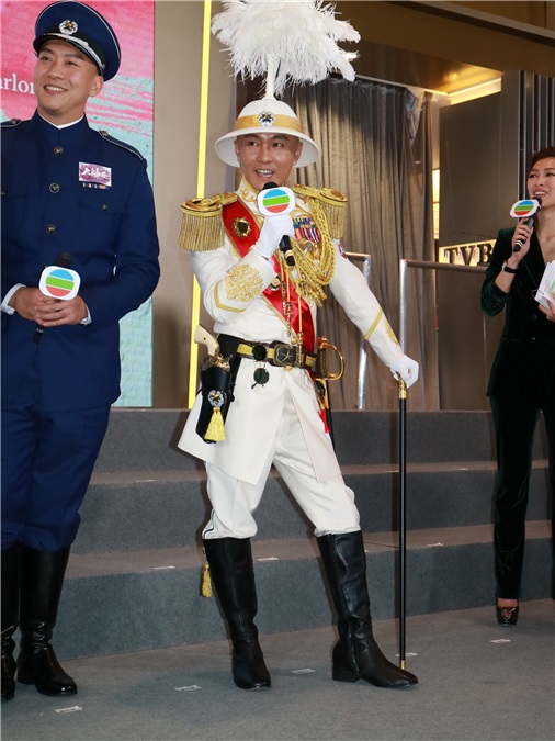 张卫健、王祖蓝、郭晋安、郑欣宜等出席Tvb50周年献礼活动