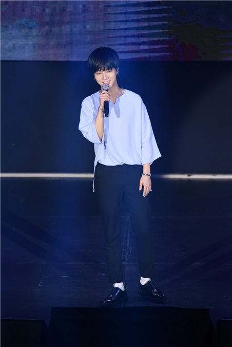 韩团SUPER JUNIOR成员艺声来台出席宣传专辑活动