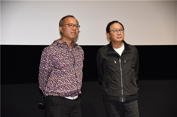 许冠文与锺孟宏出席电影映后座谈