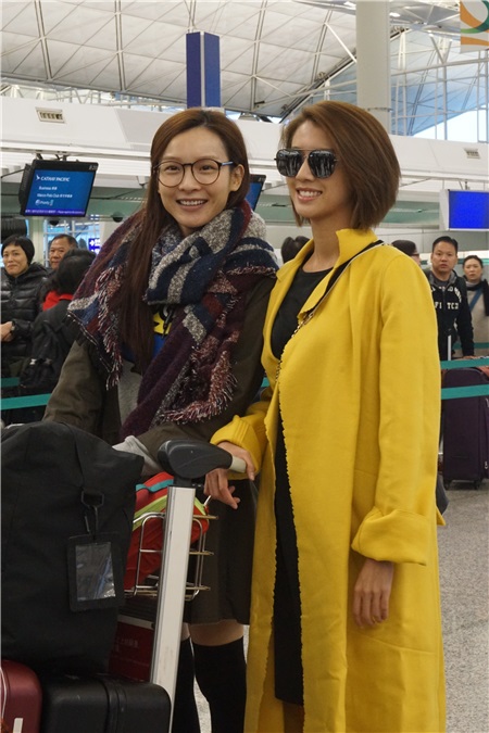 滕丽名、吕慧仪和张彦博等出发到马来西亚出席《TVB马来西亚星光荟萃颁奬典礼2016》