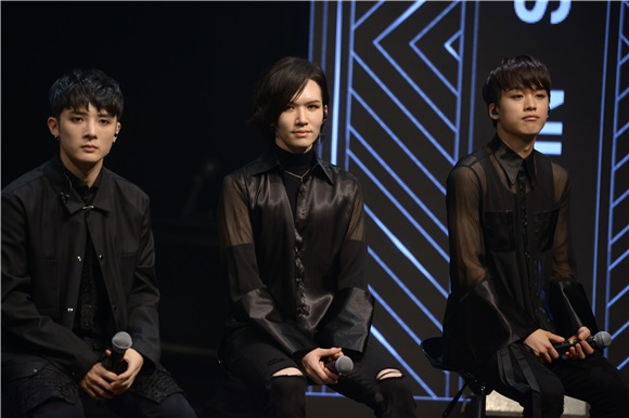 韩国新人男团BLK首张迷你专辑《 INTO BLK PART1. ’I’》媒体SHOW CASE