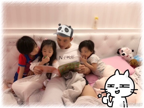 刘畊宏许久未归3宝黏整天 王婉霏：我在旁边可是乐得轻松呢！