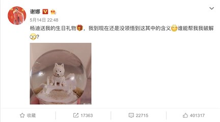 谢娜感谢杨迪