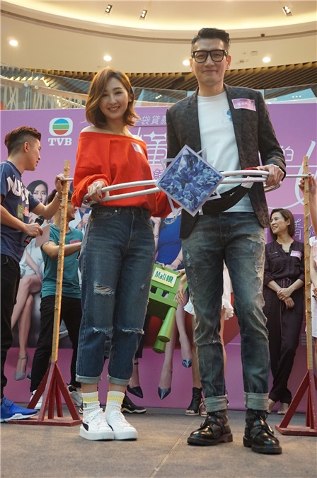 林文龙、宣萱、唐诗咏、王浩信、高海宁等宣传TVB剧集《不懂撒娇的女人》