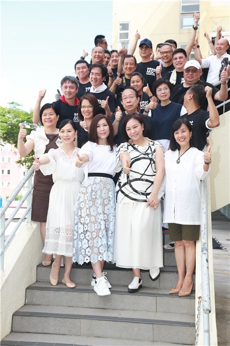 陈秋霞、林志美、彭羚出席其母校之90周年校庆主题曲拍摄