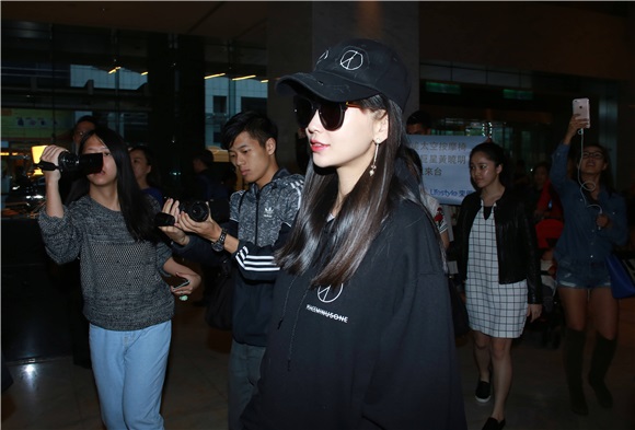黄晓明 angelababy来台